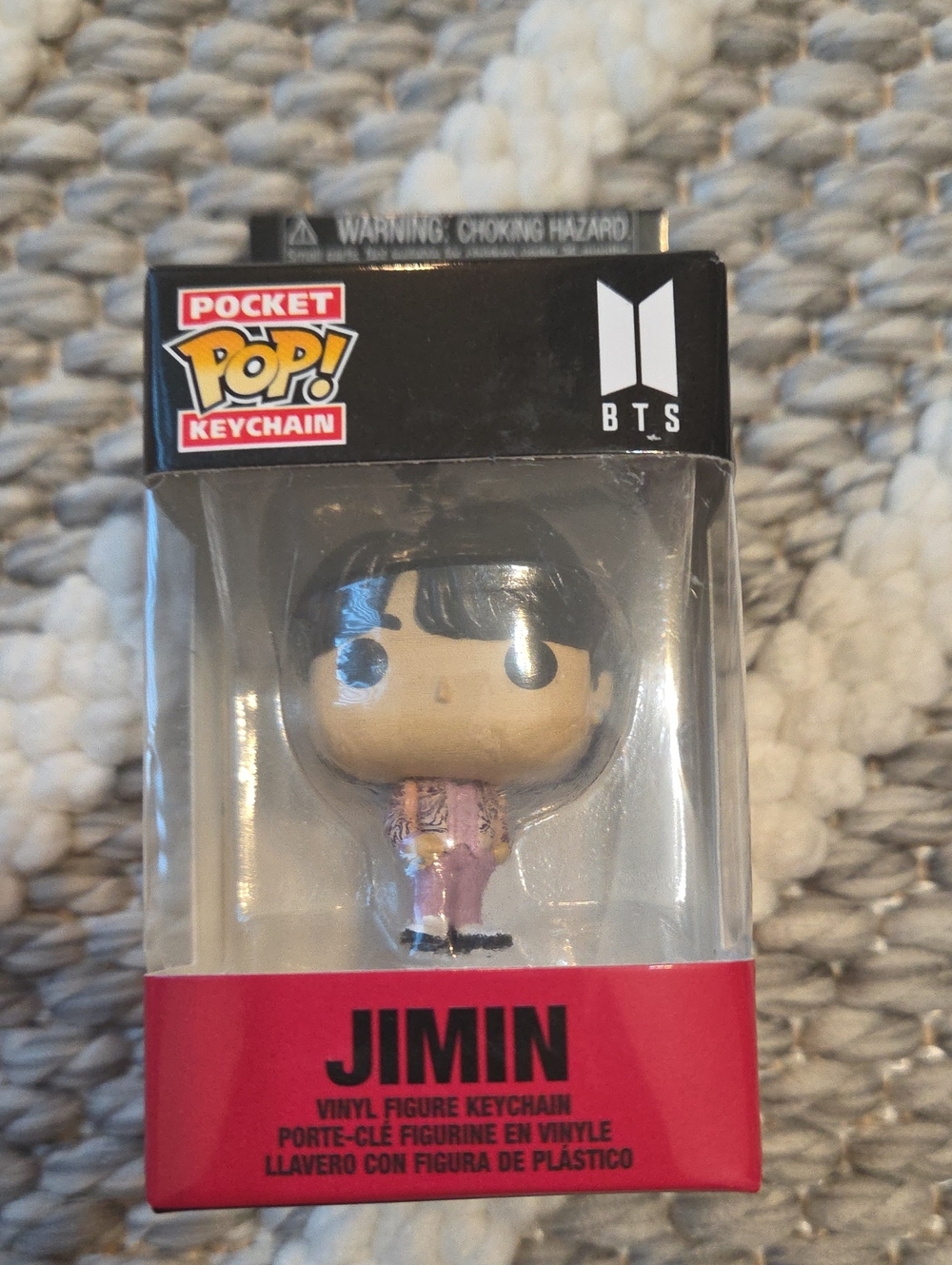 Funko Pocket Pop! Keychain BTS Jimin Pink Black